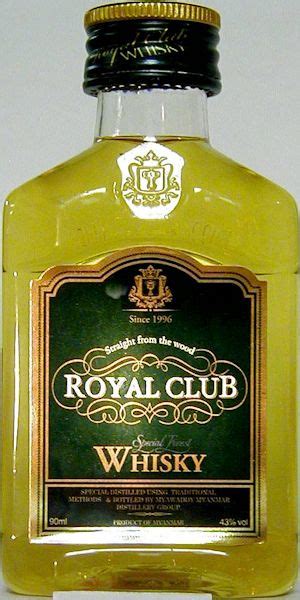 royal club whisky myanmar|Whisky .